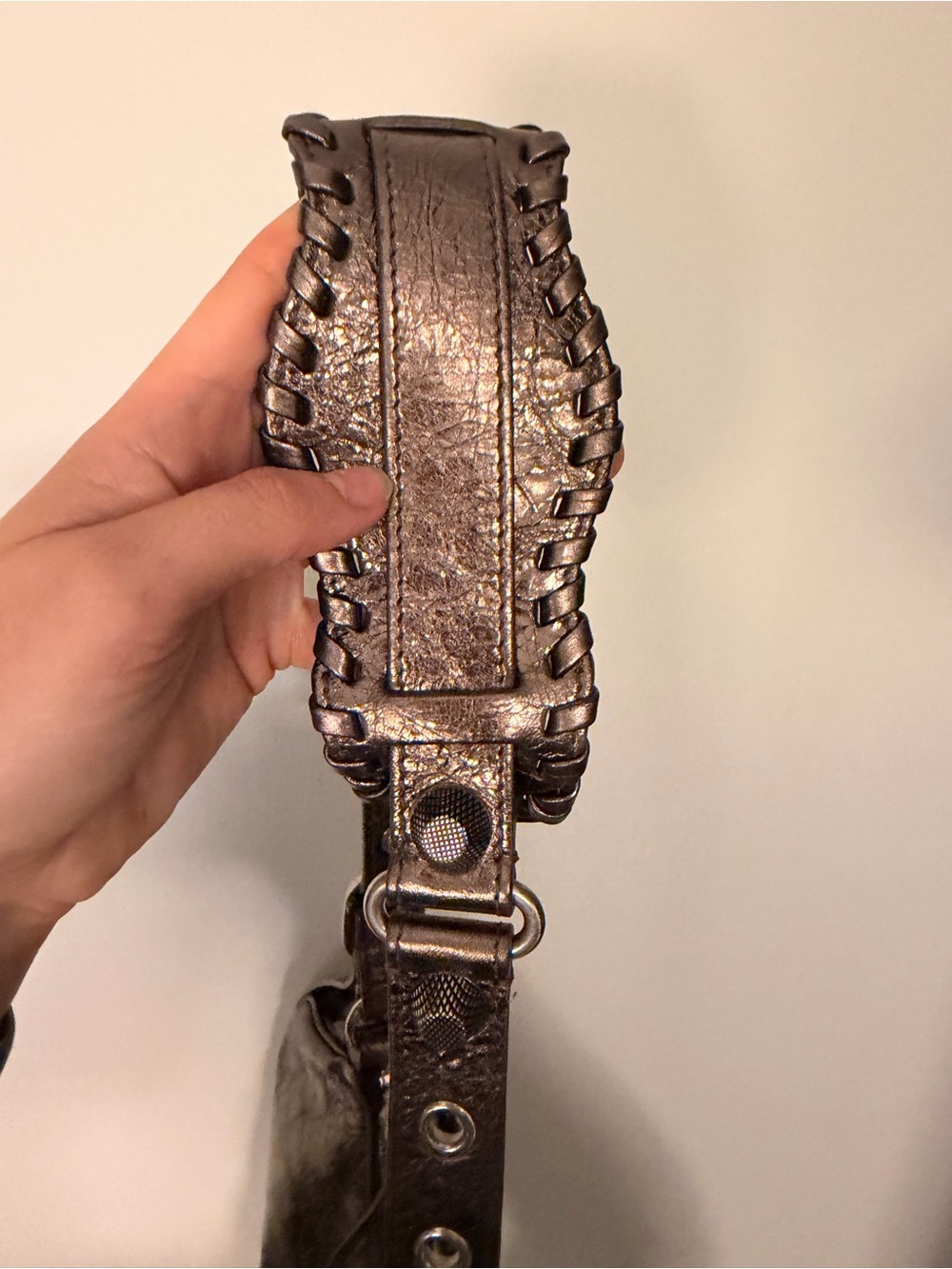 Balenciaga Le Cagole Small Shoulder Bag Metallic Bronze - Picture 5 of 6
